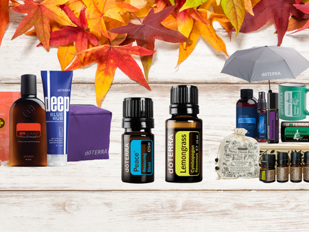 Les promotions du mois de novembre chez doTERRA et le Guide des produits saisonniers.